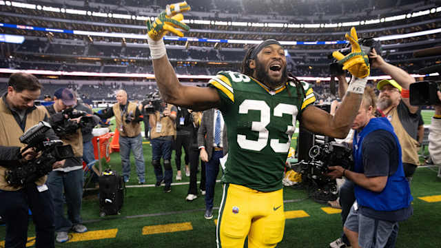 Aaron Jones at the Cowboys